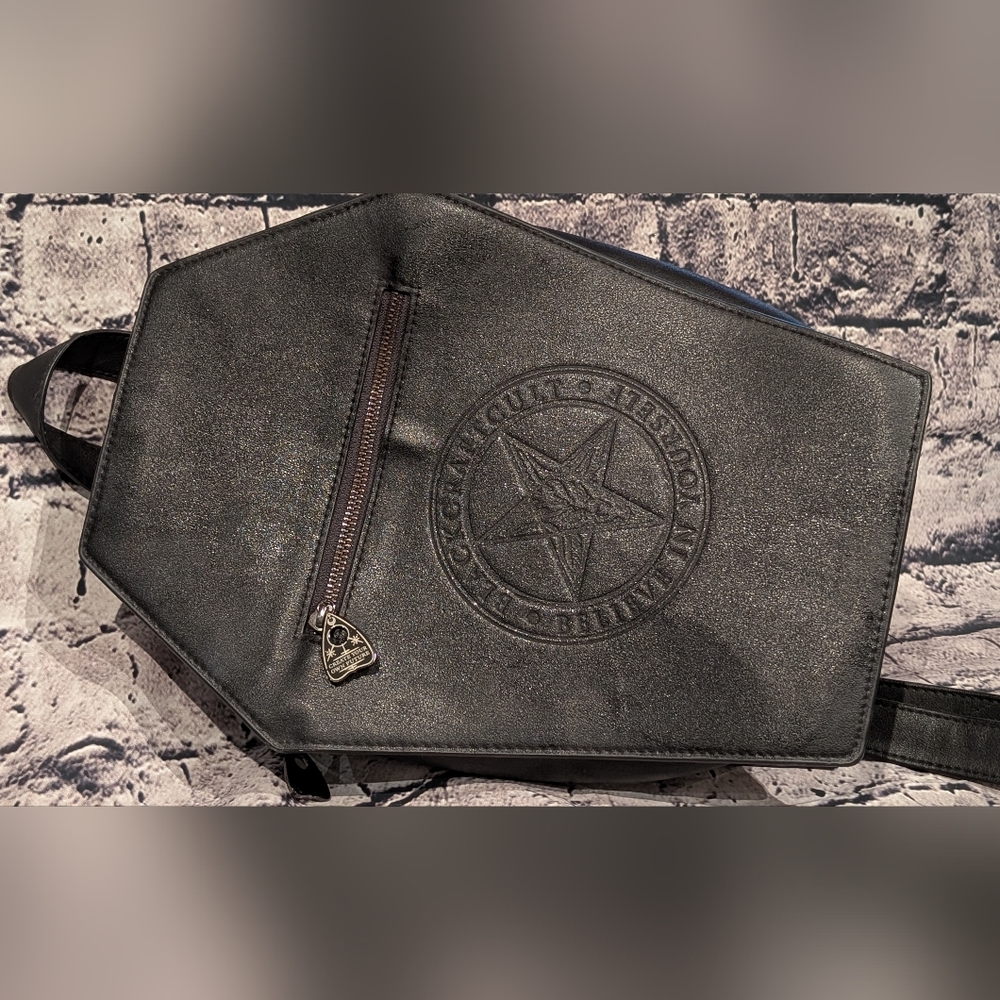 Black Craft Cult Coffin Backpack NEVER USED